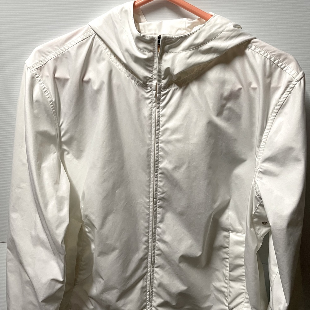Tommy Hilfiger white zip up jacket W